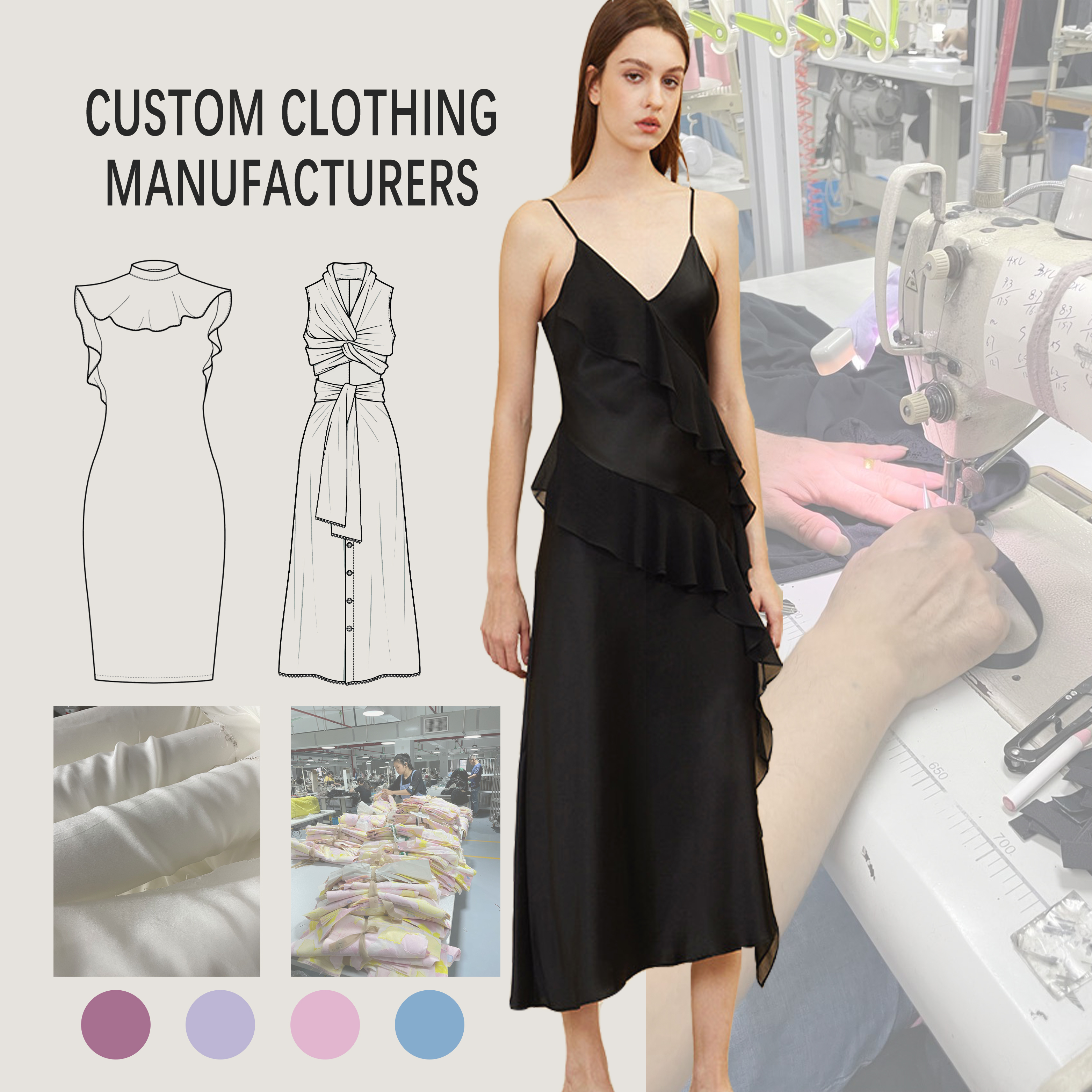 Women Clothing Manufacturer Apparel Supplierc Creating Luxury Women Dress