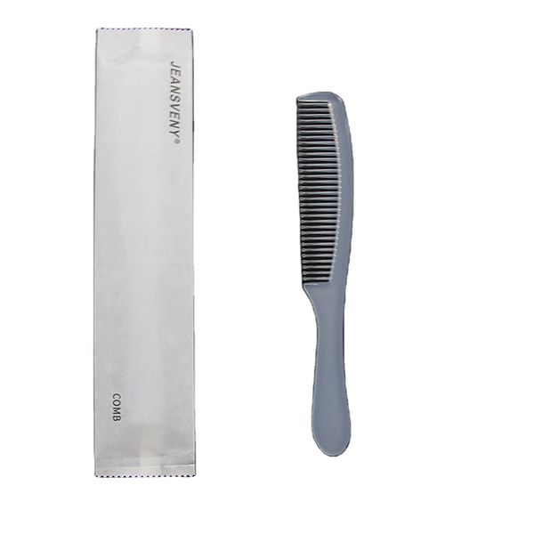 Hotel amenities high quality disposable hair comb set Eco-friendly wax paper packaging combs in stock for hotels