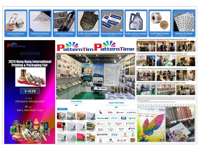 Royal Pattern Label Printing Manufacturer factory image 3