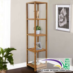 Teak Display Cabinet Minimalist Natural Colour - Teak wood furniture jepara Indonesia