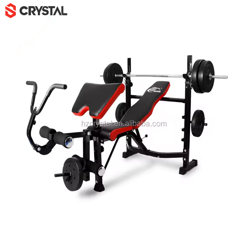 SJ-7828 Top selling home gym adjustable weight lifting bench with squat rack in hangzhou
