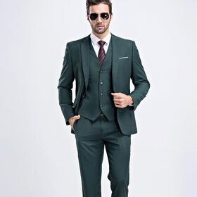 Manufacturer Casual Luxury 3 piece men's wedding suit fashion men's slim solid color business office suit sets for men