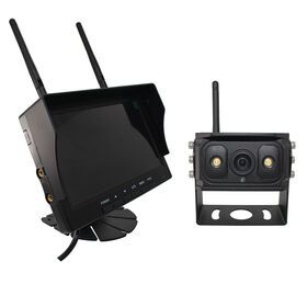 ODM 2.4GHz Digital Signal Waterproof Wireless Camera and Monitor Kit 7 Inch DVR Bus Rear View System for Truck RV Vans Tractor