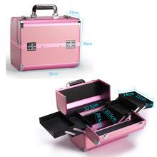 Cosmetic Case Beauty Brush Makeup Bag Travel eyelash extension kit tool box