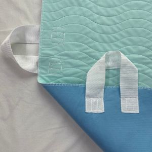 YK PVC Home Sustainable Washable Underpad Waterproof & Reusable Absorbent Bed Pad Mattress Protector With Handles