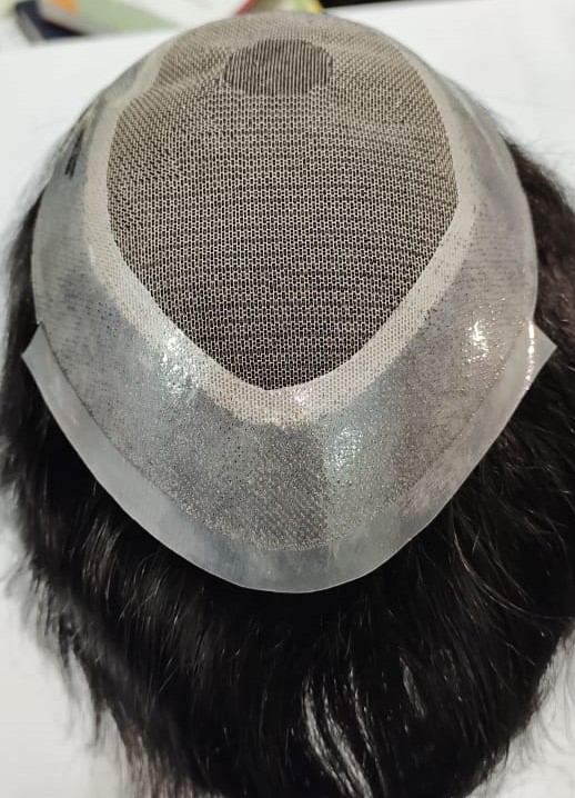 NBL Garments & Hair Cap Factory Ltd. 100% human hair ppa skin wig man and women wig bundle hair lace front lace 100% natural hair wig ladies topper silk topper