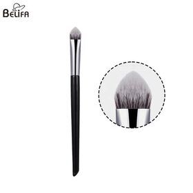 private label small 3D angled flat foundation blending contour triangle concealer brush