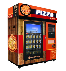 Outdoor Business Self-service Fast Food Making Machine hot pizza kiosk Fully Automatic Pizza Vending Machines