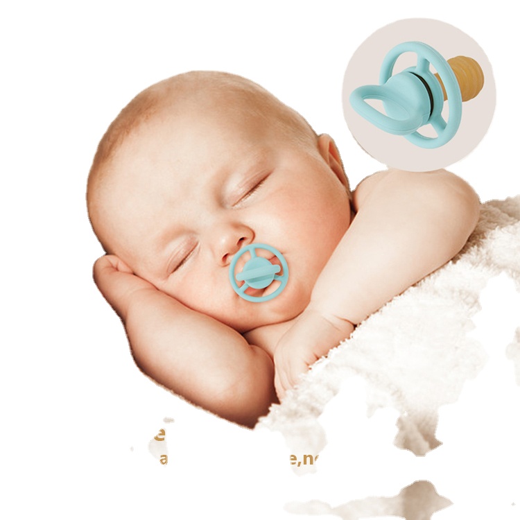 Dongguan Beiluoxi Craftworks Co., Ltd. New Design Factory Round Adult Sized Pacifier Bulk Natural Rubber Silicone DIY Chupeta Abdl Adult Baby Pacifier Bpa Free