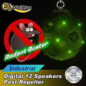 Industrial Indoor Digital Ultrasonic Speakers Pest Repeller (12 speakers)