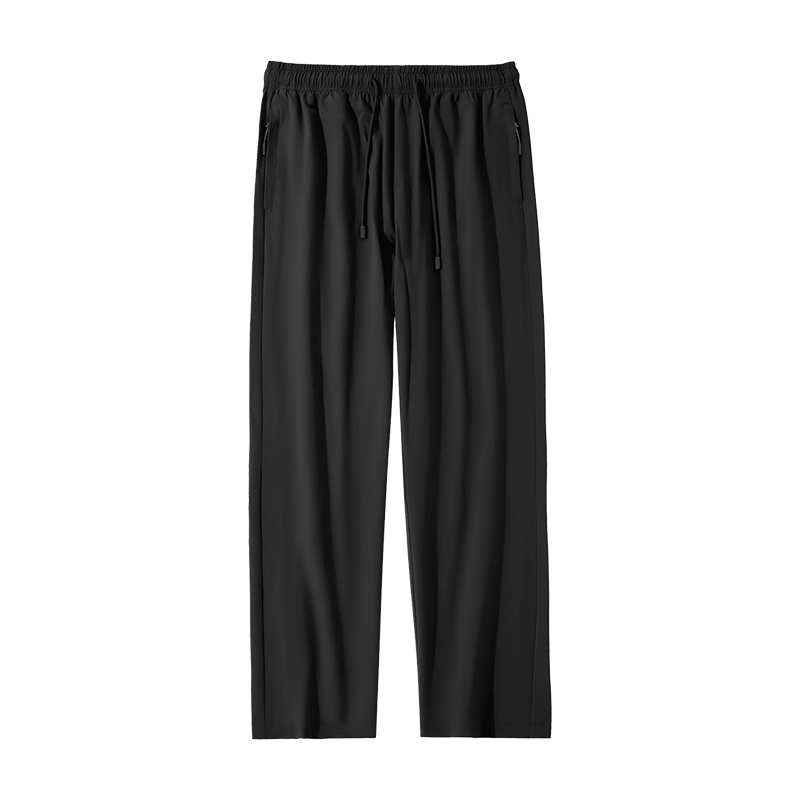 2024 New Arrival Polyester Trousers Casual Drawstring Closure Cargo Pants XL Straight Slacks Sports Leisure Spring Summer Pants