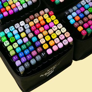 M&G 168 Colours Alcohol Permanent Art Markers Set Sketch Drawing Twin Marker Pen Art