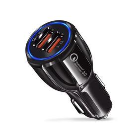 Car Charger Fast Charging QC3.0 Mobile Phone Car Charger