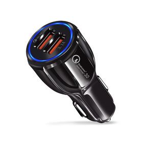 Car Charger Fast Charging QC3.0 Mobile Phone Car Charger