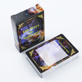 Custom Trading Cards Printing Adult Night Holographic 300gsm Art Gold Foil Card Game