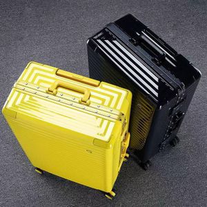 Hot Selling Aluminium frame Business Luggage TSA Lock Universal Spinner Wheels Suitcase Bag Trolley bags Luggage Travel luggage