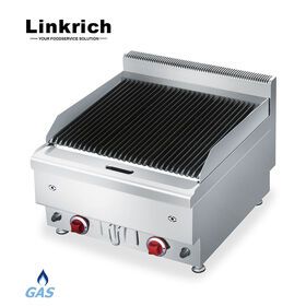 Stainless Steel Commercial Gas BBQ Grill/Gas Barbecue Grill With Lava Rock/Industrial Gas Grill