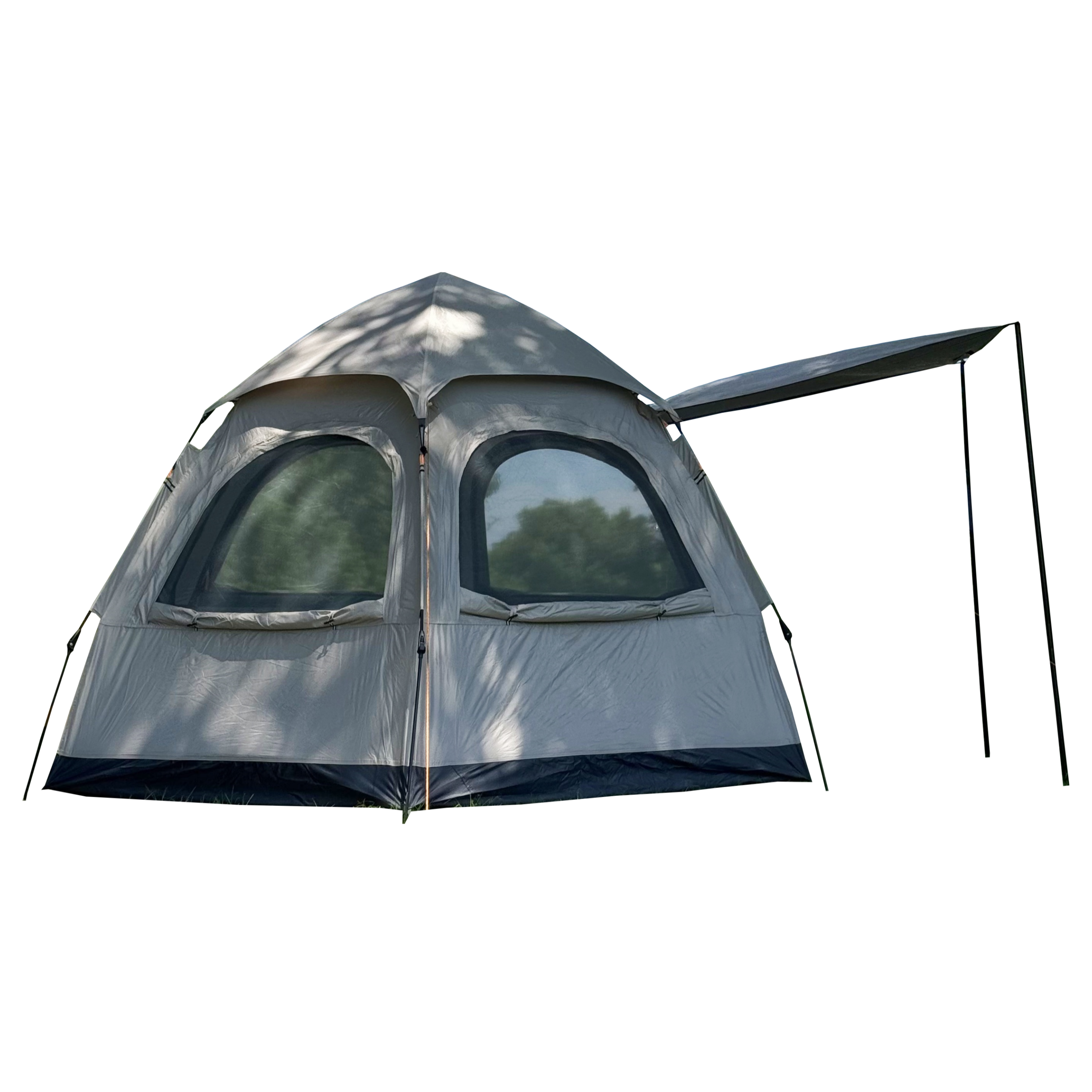 Custom automatic big tent 2-3 person mobile family house portable breathable outdoor camping picnic hexagonal folding waterproof