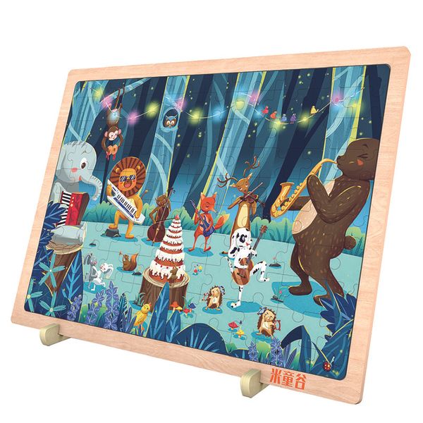 COMMIKI Wholesale Custom Printed Jigsaw Puzzles Unique Wooden Animal Jigsaw Puzzles Airplane Jigsaw Puzzles