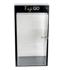 Cigarette Display Unit Exhibidor acrylic Led Countertop Trade Show Display Case Pod Smoke Display Rack
