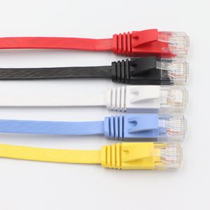 0.5m 1m 3m 5m 10m 30m High Quality ethernet network cat6 cable cat 6 utp patch cord rj45 cat6 flat lan cable for communication