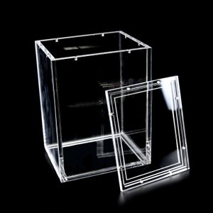 99% Anti UV Pop Shield Hard Protector Stack 4 Inch Figure Display Box Clear Acrylic Pop Armor Case With Magnetic Lid