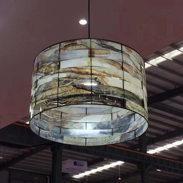 Xiamen Jingyu Stone Trading Co., Ltd. Custom Bendable Translucent Ultra Thin Slate for Pendant Lamps - Ultra-Thin Design