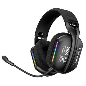 ONIKUMA GT808 Wired Tws Headphones 2.4G Multi-Mode Blue tooth V5.3 Hifi Earphones & Headphones RGB Gaming Headset With Mic