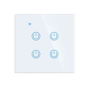 XUGUANG Tuya Smart Home Touch EU UK Standard WiFi  Light Switch For Electric Home Automation With Remote Control Google&Alexa