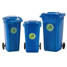 Factory 120L/240L/360L/480L/660L/800L/1100L types full size home outdoor plastic trash can dustbin rubbish garbage bin waste