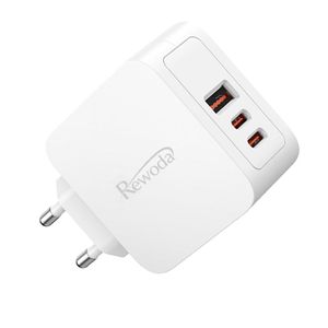 65 Watts QC3.0 Wall USB Type C GaN Charger Global Plugs Wholesale Price Fast Mobile Phone Chargers Wall Fast Charger for Laptop