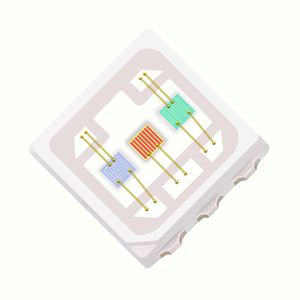 Wholesale Factory Supply 1.5W rgb chip 5054 smd led Tri-color lamp beads