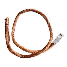 Custom Flexible Soft Copper Stranded Wire Charging Pile Cable Electric Vehicle Battery Copper Bonding Jumper Strip Wire