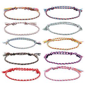 Fashion Adjustable Diy Woven Braided Rope Bracelet Unisex Hand Made Friendship Lucky String Bracelets For Women Men Jewelry