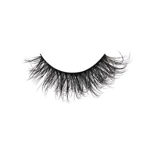 Worldbeauty Mink style Volume Private Label fluffy natural messy 3D effect faux mink strip lashes