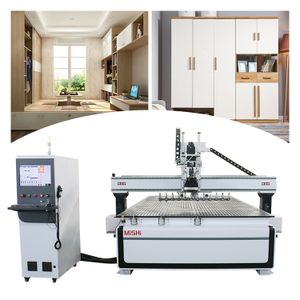 2130 ATC wood CNC router with saw cutting 3d engraving machine for furniture door cabinet advertising industries