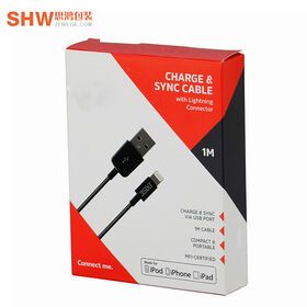 Custom Logo Mobile Phone Usb Data Line Retail Packaging Box