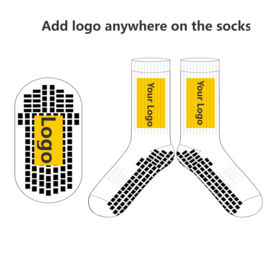 Socks Uron Athletic Terry Grip Mens Soccer Socks Anti Slip Sport Football Grip SocksPopular