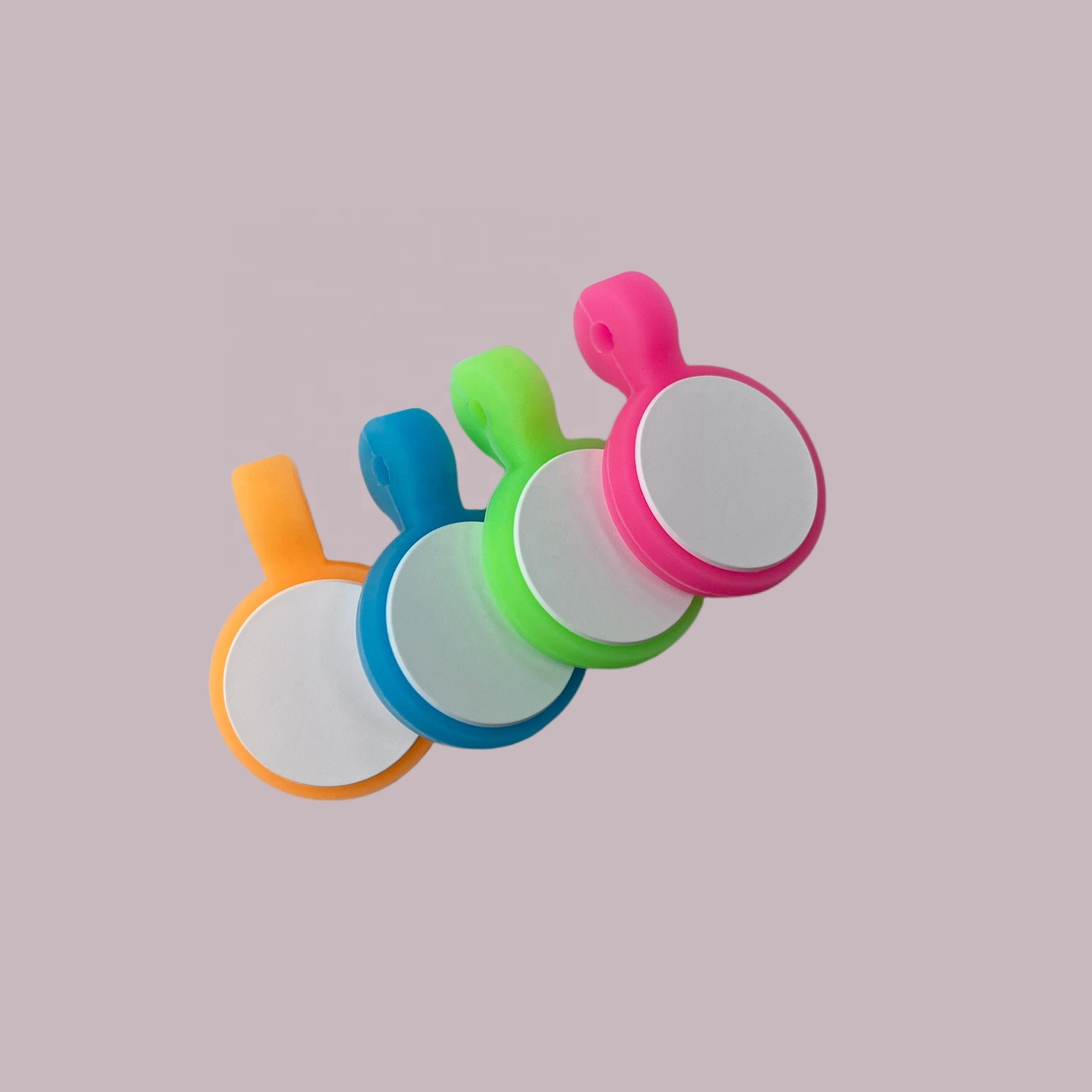 Dongguan City Gewugu New Material Co., Ltd. Customizable Summer Pet ID Tags Personalized Round Shape Engraved Dog & Cat Collar Tags Sweet Style Puppies' Identification Tags