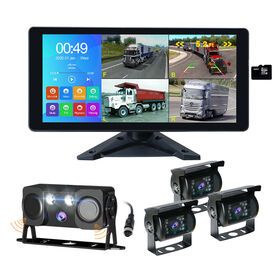 Hot Selling 10.36 inch Backup Truck Camera Monitor Kit System Back Parking Night Vision For Truck Touch Screen Monitor