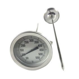 Pizza Oven  Grill  Kitchen Meat Food  Cooking Thermometer Double Scales Temperature Control