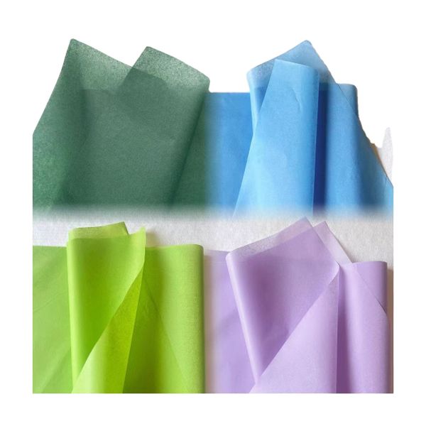 17gsm 50*75cm 50*70cm colored tissue paper factory whosale paper for packaging