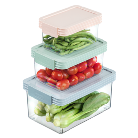 Factory Price set 3 Hokkaido Tritan Food Storage Containers 500-1000-2000ml INOCHI Vietnam Japanese Style Food Container