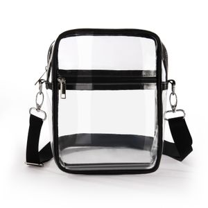 Luxury Small Shoulder Transparent Waterproof Crossbody Bag Ladies Minimalist Outdoor Cell Phone Coin PVC Bag