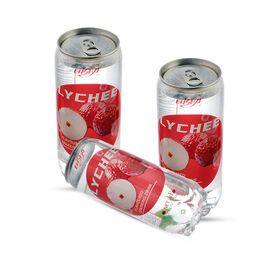 Best Made in China Lychee Juice Carbonated Drink Soft Water for Summer Cheap 350ml Coconut Juice Cool Fructose Fruit Juice