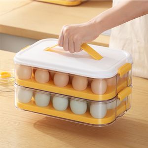 Plastic Food Storage Containers egg storage box with lid