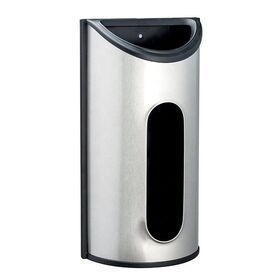Kitchen wall mount stainless steel Grocery Bags Saver Plastic Bag Holder and Dispenser