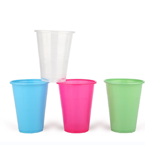 9oz PP Disposable Plastic Cup, 270ml Clear Water Cup ,Food Grade Custom Color Hot Drink Cups