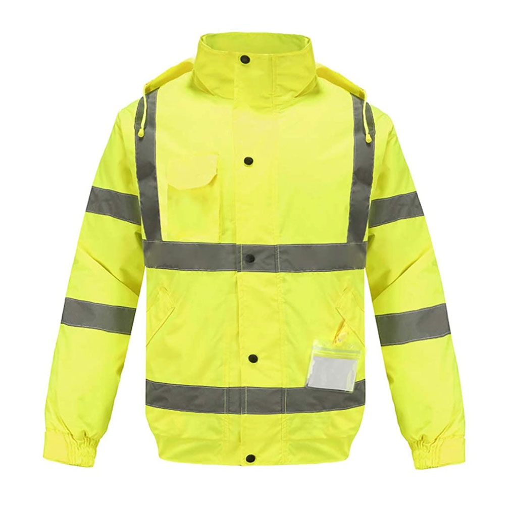 2024 Professional Lightweight Reflective Safety Jackets Best Design Full Sleeves with Front Pockets Sold on Sale
