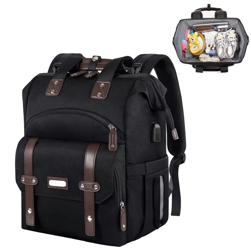 Nappy Bags Disposable Baby Diaper Bag Backpack Baby Backpack Diaper Bag With Changing Station